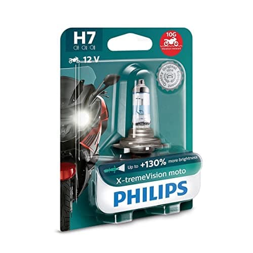Image of Philips 12972XV+BW X-tremeVision Moto +130% H7 motorcycle headlight bulb, 1 piece