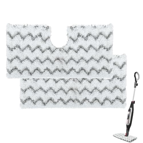 Image of 2 Pcs Steam Mop Replacement Pads for Shark S3500 Series, Microfiber Steam Pocket Mop Compatible with Shark Klik n'Flip S3601 S3550 S3801 S3901 S2901 S6001UK S6003 S6005 SE450