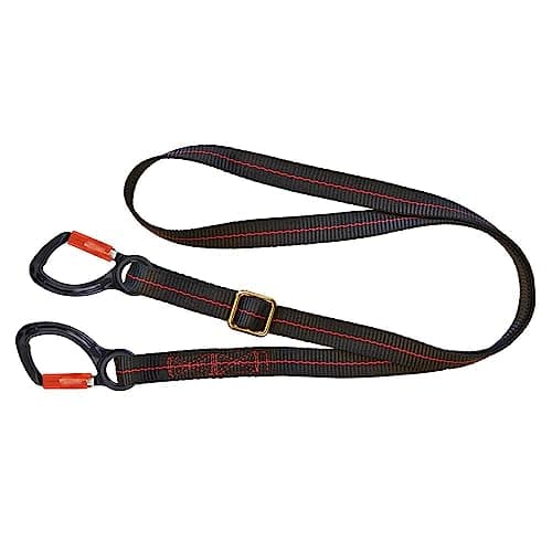 Image of JSP Pioneer Adjustable 2m Restraint Lanyard+Flat Webbing+2 Kara (FAR0208)