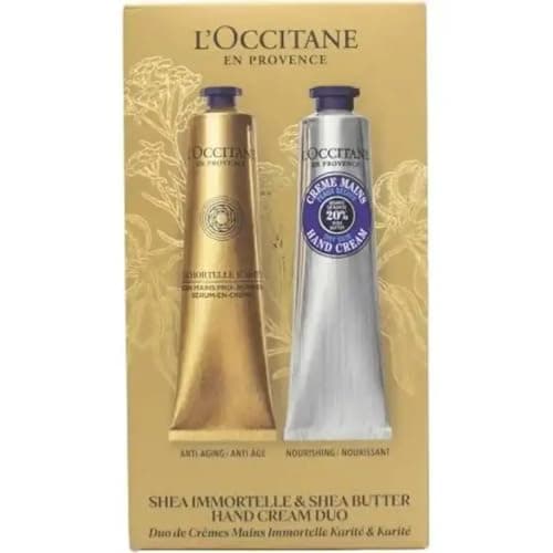 Image of LOCCITANE SET: YOUTH HAND CREAM 75ML + SHEA BUTTER HAND CREAM 75ML
