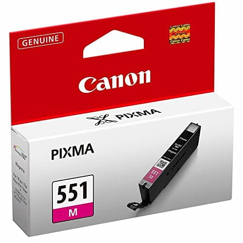 Image of Canon CLI-551 M Magenta Printer Ink 7 ml for Pixma Inkjet Printers Original