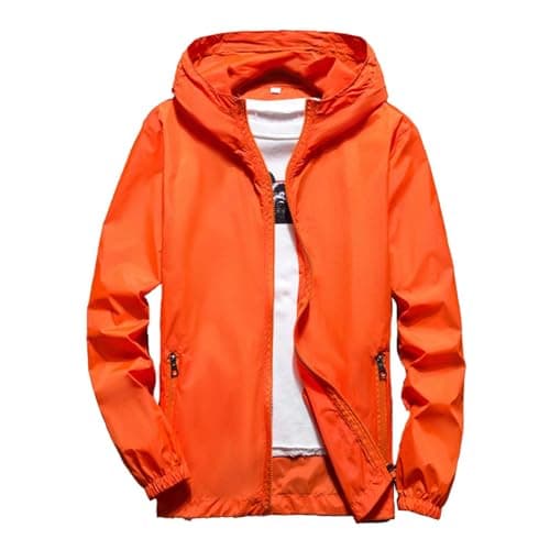 Image of Generisch 2026 Lightweight Breathable Outdoor Skin Jacket for Men Women, orange, XL