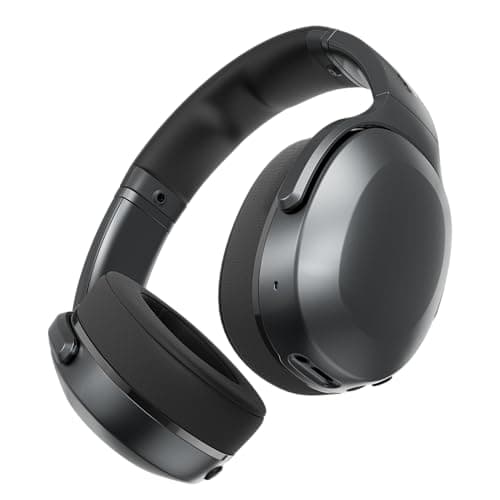 Image of Skullcandy Crusher 540 Active Wireless Bluetooth Headphones with Multi-Sensory Bass, Noise Isolating Over-Ear Fit, Sweat and Water Resistant, 40 Hours Battery, Microphone for iPhone Android - Coal