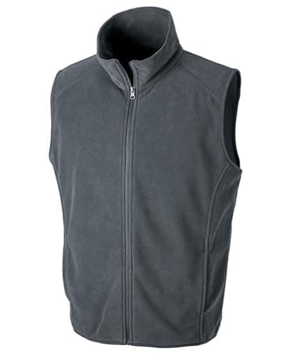 Image of Result Core R116X Mens Microfleece Gilet - Charcoal - 2XL