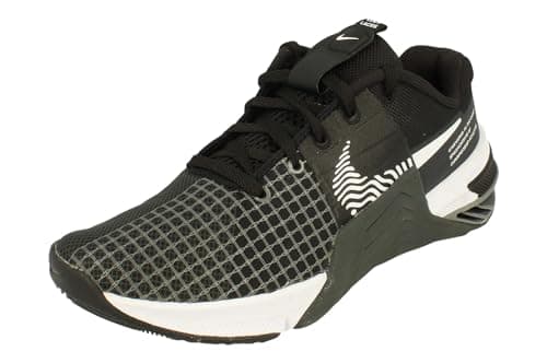 Image of NIKE Metcon 8 Women's Trainers Sneakers Fashion Shoes DO9327 (Black/Dark Smoke Grey/Smoke Grey/White 001) UK6 (EU40)