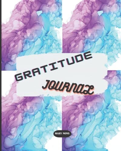 Image of GRATITUDE JOURNAL: Give Thanks, Practice Positivity, Find Joy (Purple and Turquoise Color-splash Cover)