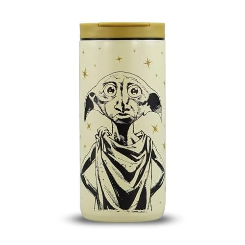 Image of Harry Potter Half Moon Bay Dobby | Insulated Travel Mug 350ml - Dobby | Official Merchandise | Birthday Gift