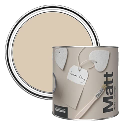 Image of Rust-Oleum Colours Matt Emulsion Wall and Ceiling Paint - Warm Clay 2.5L