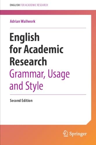 Image of English for Academic Research: Grammar, Usage and Style