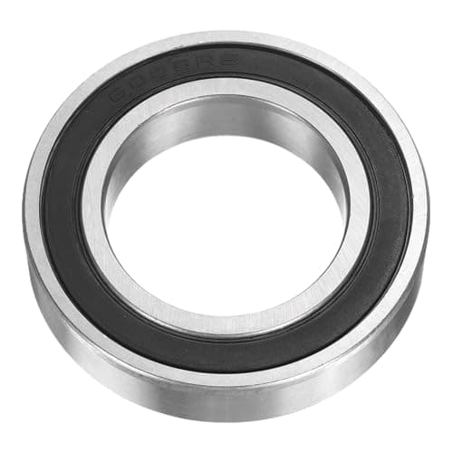 Image of sourcing map 6008 2RS Deep Groove Ball Bearings, 40x68x15mm Chrome Steel Double Rubber Seal Bearing for Electric Motor, Home Appliances, Garden Machinery, (ABEC5)