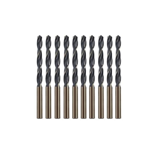 Image of Misuyue 2mm M2 Cobalt HSS Drill Bits, 10pcs Twist Metal Drilling Bit Sets, Carbide Drill Bit for High-Carbon Steel Copper Plastic Hard Materials, Wood Drilling Bits
