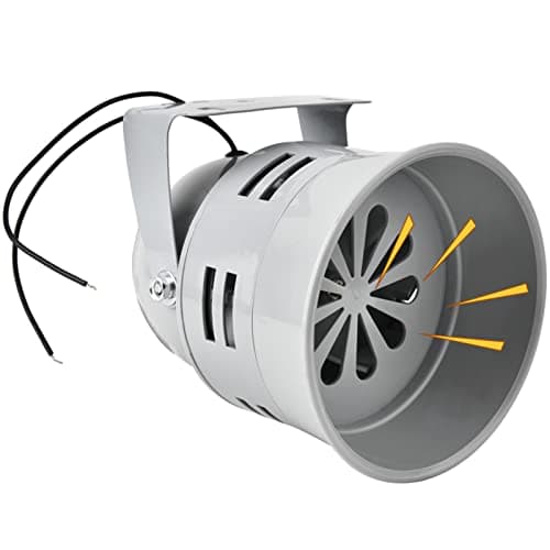 Image of Sonew 120 db Alarm Horn, 40W Electric Motor Driven, Touch Control, 120.0 Decibels, Emergency Warning, Fire Prevention (DC12V)