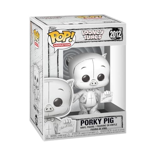 Image of Funko POP! Animation: Looney Tunes - Porky Pig - Collectable Vinyl Figure - Gift Idea - Official Merchandise - Toys For Kids & Adults - Model Figure for Collectors and Display