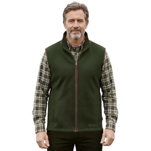Image of Game Mens Stanton Country Fleece Gilet | Bodywarmer