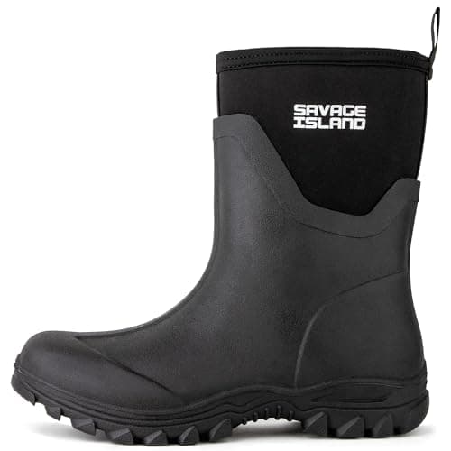 Image of Savage Island Short Women's 5mm Neoprene Lined Wellington Boots Outdoor Ladies Insulated Womens Wellies