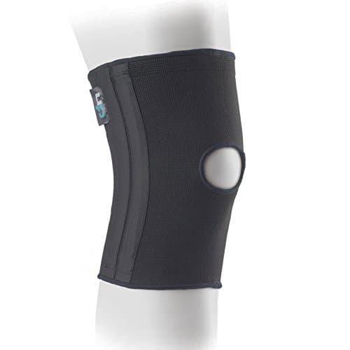 Image of Ultimate Performance Men's Elastic Knee Stabilizer with Springs, Black, Large