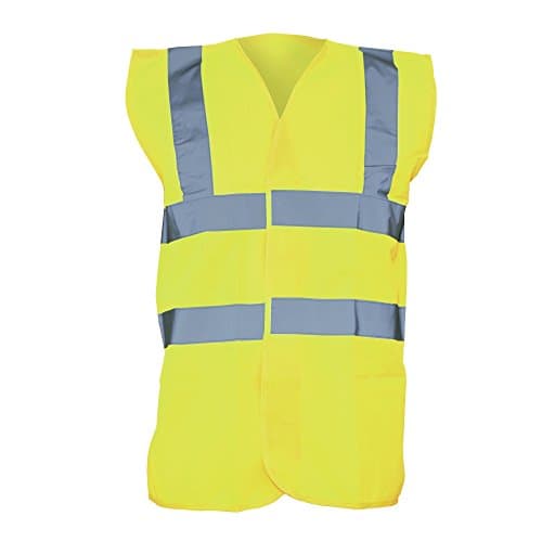 Image of Yoko Unisex Premium Hi-Vis Waistcoat Vest / Jacket (XL) (Hi-Vis Yellow)