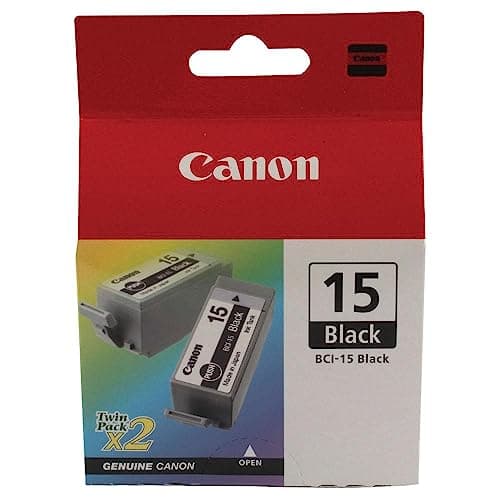 Image of Canon 8190A002 - BCI-15BK INK CART TWIN IP90 IP90V