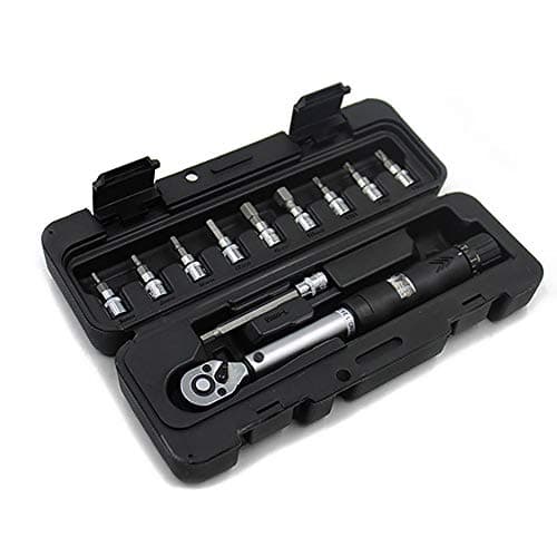 Image of POFET 1/4" DR 2-14Nm Bike Torque Wrench Set Bicycle Repair Tools Kit Ratchet Mechanical Torque Spanner Manual Wrenches