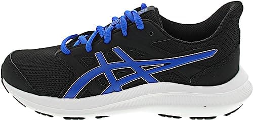 Image of ASICS Boys Jolt 4 Gs Sneaker, Black Blue, 4.5 UK