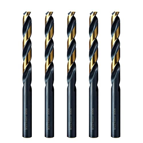 Image of MAXTOOL No.3 5pcs Identical Jobber Length Drills Dia 0.213" HSS M2 Twist Drill Bits Wire Gauge Gage Numbered Straight Shank Drills; JBN02H10R03P5