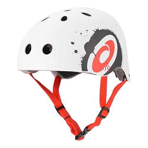Image of Osprey Bike Helmet | Adjustable Skateboarding, Scooter and BMX High Impact Helmet, Multiple Colours, White