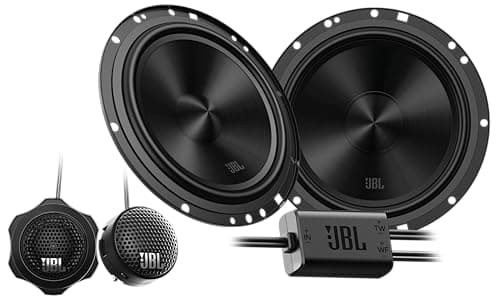 Image of JBL Stage2 GEN2 65CF – 6.5 Inch (165mm) 2-Way Component Car Speakers – 90W RMS – 270W Peak – Separate Tweeters – OEM Fit Audio – With Grilles – Easy Install – Set of 2