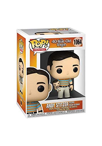 Image of Funko 54469 POP Movies: 40 Year Old Virgin- Andy holding Oscar w/Chase (Styles may vary), Standard