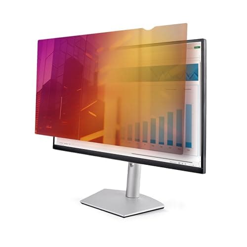 Image of StarTech.com 24-inch 16:10 Gold Monitor Privacy Screen, Reversible Filter w/Enhanced Privacy, Security Shield, +/- 30 Deg.