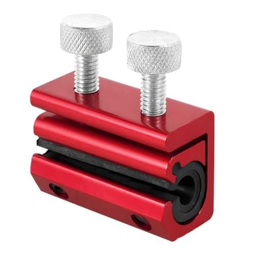 Image of Adunsiaoto Cable Lubrication Lube Tool Motorcycle, Motorcycle Twin-Clamp Cable Oiler, Cable Oiler Cables Luber Universal Tool, Motorcycle Aluminium Brake Cables Lube Tool Oiler Hydraulic(Red)