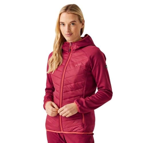 Image of Regatta Womens Andreson VIII Hybrid Padded Jacket - Rumba Red 20
