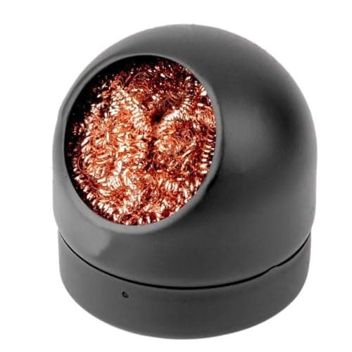 Image of MMOBIEL Soldering Tip Iron Cleaner, Solder Tip Cleaning Wire and Metal Brass Holder Station