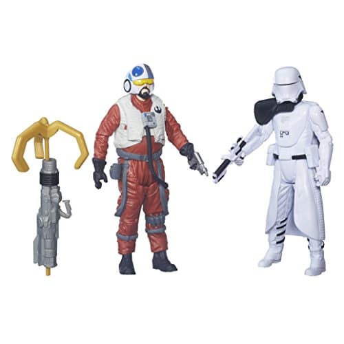 Image of Star Wars 3.75-Inch The Force Awakens Snap Wexley and First Order Snowtrooper Officer Figure (Pack of 2)
