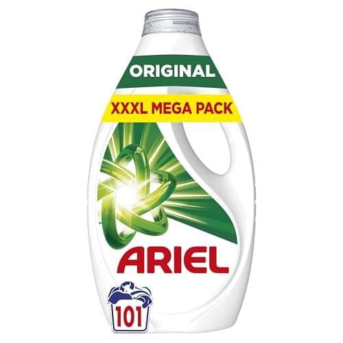 Image of Ariel Washing Liquid Laundry Detergent, Clothes Washing Liquid, 101 Washes, Stain Remover for Clothes & Odour Removal in 1 Use, Brrrilliant Even in Cold & Short