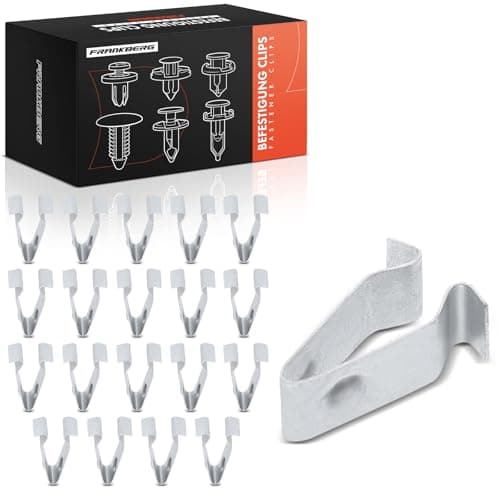 Image of Frankberg 20x Body Trim Clips Push Retainer Cladding Compatible with A4 8D2 Saloon A4 8D2 B5 A4 8E2 Saloon A4 8EC Saloon A4 8K2 Saloon A3 8L1 Hatchback Replace# 1J6867276