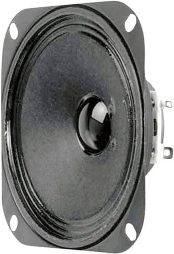 Image of Visaton VS-R10S/8 - loudspeakers (Black, In-wall/On-wall/In-ceiling speakers, 100 - 13000 Hz, 102 x 102 x 36 mm, GRILLE 10 ES GRILLE 10 R/134 GRILLE 10 RS GRILLE 10 PL GRILLE 10 R/134 (b./chr.))
