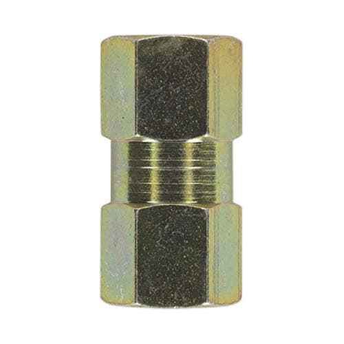 Image of Sealey Bc10100F Brake Tube Connector M10 X 1Mm Female to Female Pack of 10