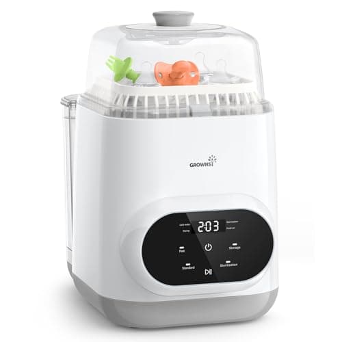 Image of Grownsy EaseClean Bottle Washer Pro | All-in-One Bottle Washer and Steriliser and Dryer | Baby Bottle Washer for Bottles, Pump Parts & Baby Essentials | Replaces Hand Washing