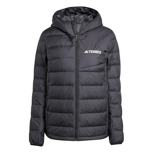 Image of adidas Women's Terrex Multi Light Down CLIMAWARM Hooded Jacket, Black, S
