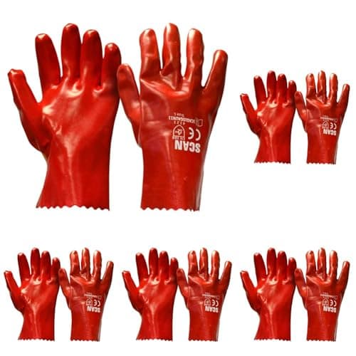 Image of Scan Pvc 27cm (11in) Gauntlet (Pack of 5)