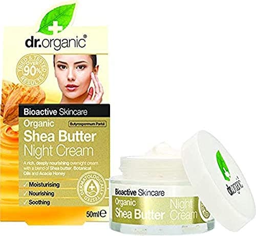 Image of Dr. Organic Shea Butter Night Cream 50ml