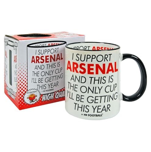 Image of I Support Arsenal Mug -Gift Boxed Mug Present idea for Fan Supporter