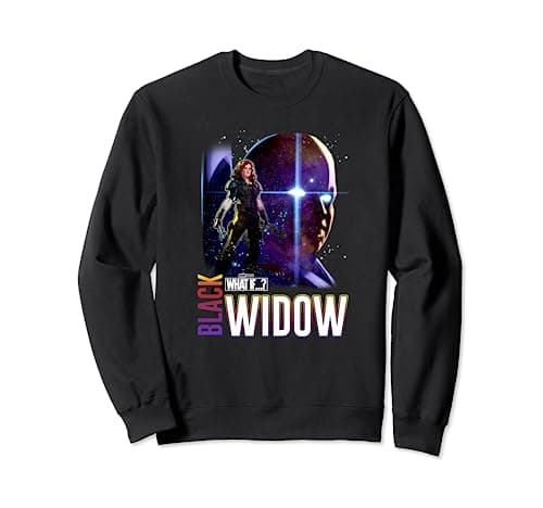 Image of Marvel What If The Watcher Black Widow Galactic Poster Sweatshirt