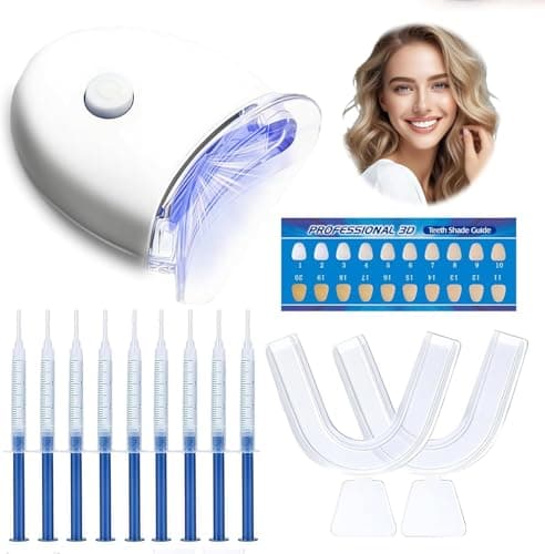 Image of Teeth Whitening Kit,Effective Home whitening,Tooth Whitening Kit Tools,Fast Effectively Removes Stains from Coffee,Tea&Smoking,Brighten Smile in Minutes