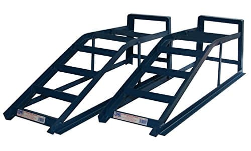 Image of Pair of Heavy Duty Metal 2.5 Tonne (2500kg) Extra Wide Car Maintenance Ramps