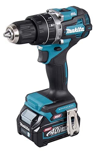 Image of Makita HP002GD201 40V Max Li-ion XGT Brushless Combi Drill complete with 2 x 2.5 Ah Batteries and Charger supplied in a Makpac Case