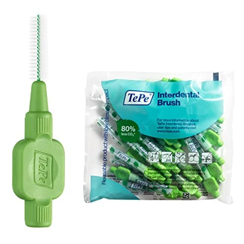 Image of TePe Green 0.8mm Interdental Brush 25 Value Pack