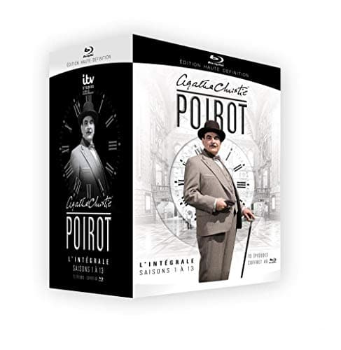 Image of Agatha Christie: Poirot - The Definitive Collection (13 Series) - 46-Disc Box Set ( Agatha Christie's Poirot ) (Blu-Ray)
