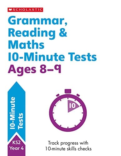 Image of Grammar, reading and maths 10-Minute Tests. Ages 8-9 (Year 4).