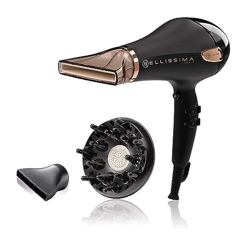 Image of Bellissima My Pro Ceramic P5 3800 Professional Hair Dryer for Soft and Shiny Salon Worthy Hair, 2300 W, Ceramic Technology, Precision Nozzle, Diffuser, Ion Technology Equipped with UK plug